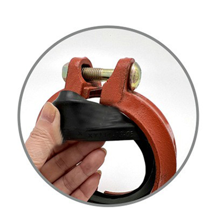 Producción de anillos de sellado de Goma de abrazadera de tubería de conexión de zanja de tubería de protección contra incendios anillo de caucho epdm epdm ternário de epdm