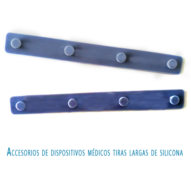 Accesorios de dispositivos médicos tiras largas de indicadores de biocompatibilidad de silicona de grado médico vendidos directamente por los fabricantes