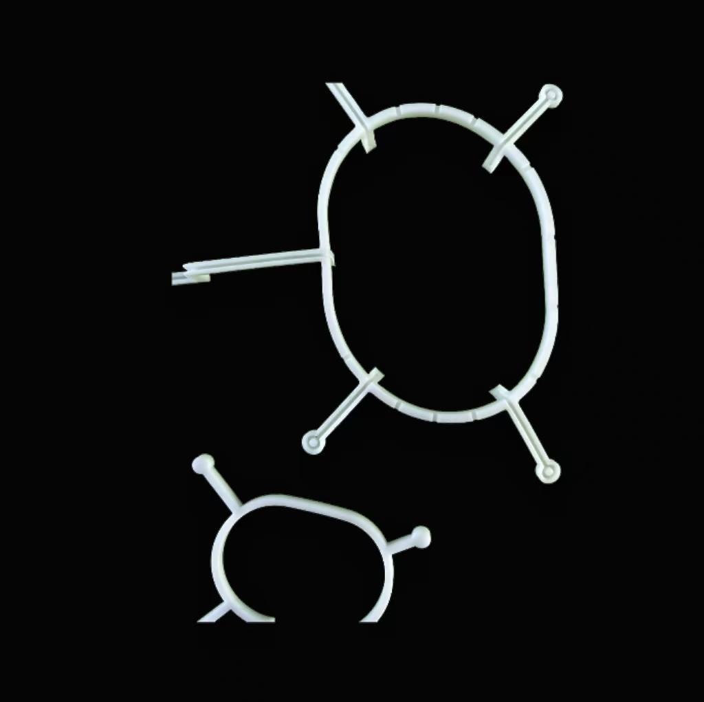 Almohadilla de silicona para uso abdominal operado con los dedos