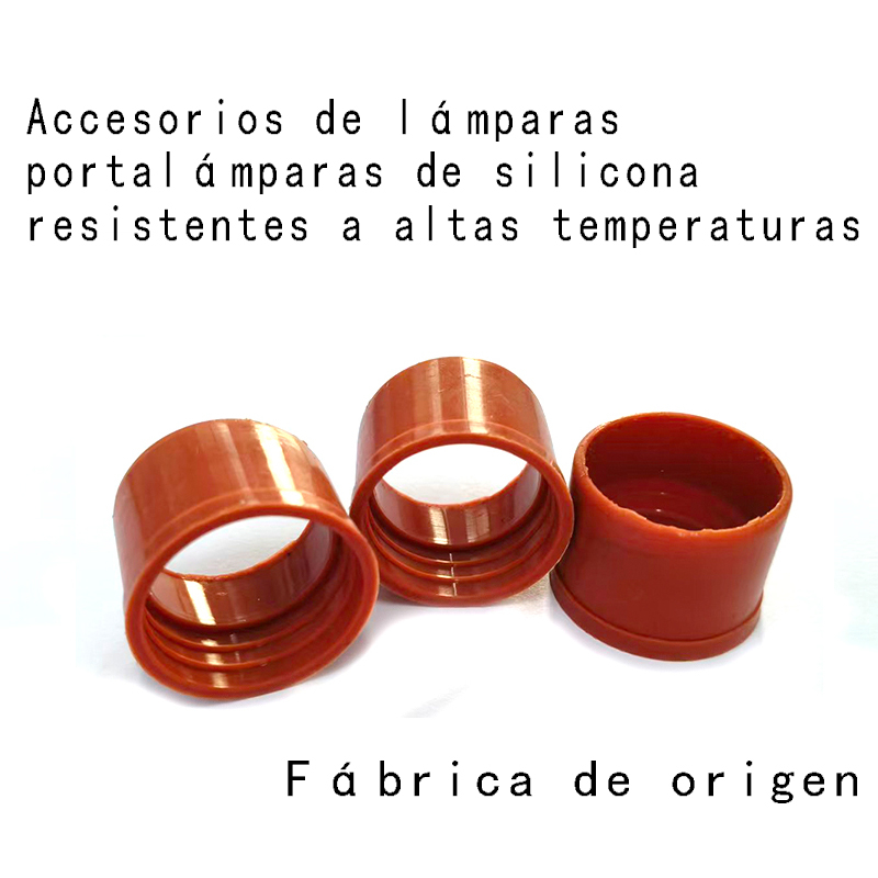 El portalámparas de silicona es un componente funcional que combina materiales de silicona con sustratos cerámicos y metálicos en accesorios de lámparas.