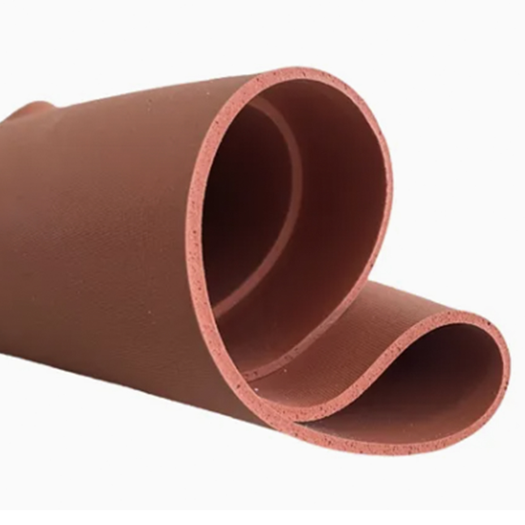 Tablero de espuma de silicona resistente a altas temperaturas de cabello recto de la fábrica, tablero de espuma de silicona de alta calidad, película de espuma roja