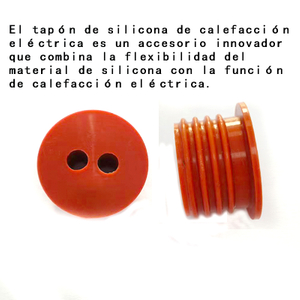 El tapón de silicona de calefacción eléctrica es un accesorio innovador que combina la flexibilidad del material de silicona con la función de calefacción eléctrica.