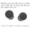 Cablr Grommet Enchufe pequeño