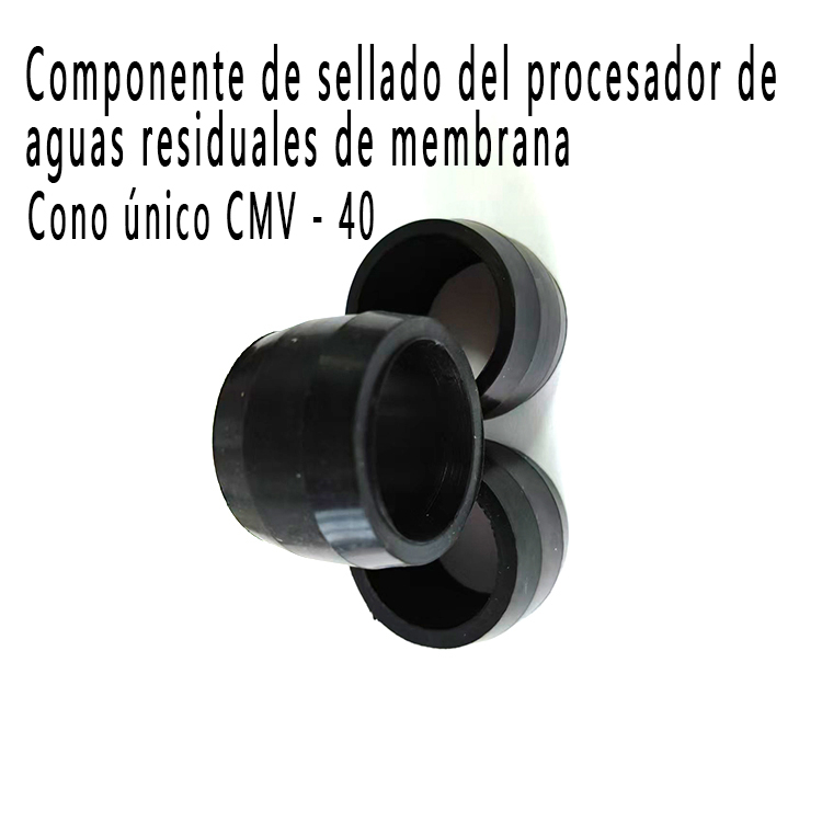 Accesorio de procesador de aguas residuales de membrana cmv40 cono único