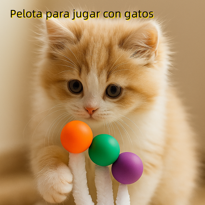 Juguete Para Gatos Pelota Elástica De Oruga De Amazon, Gusano Arcoíris Para Aliviar El Aburrimiento En Juegos Solitarios De Gatos, Resistente A Arañazos Y Mordiscos, Varilla De Atracción Interactiva P