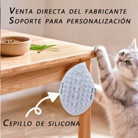 El fabricante suministra directamente a Amazon las ventas calientes de gel de silicona para orejas de gato, cepillos para mascotas, gatos, cachorros, tiendas de mascotas para mascotas.