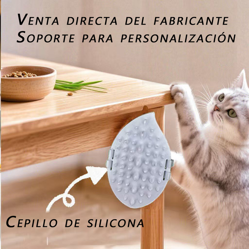 El fabricante suministra directamente a Amazon las ventas calientes de gel de silicona para orejas de gato, cepillos para mascotas, gatos, cachorros, tiendas de mascotas para mascotas.