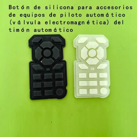 Botón de silicona para accesorios de equipos de piloto automático a518e (válvula electromagnética) del timón automático