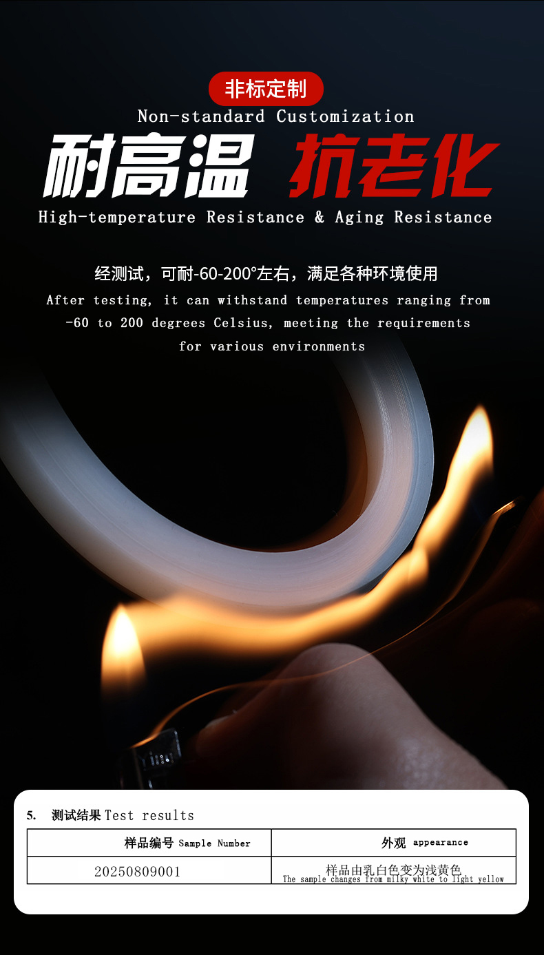 Piezas especiales de silicona