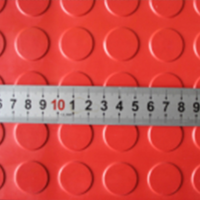 L&aacute;mina de caucho con puntos