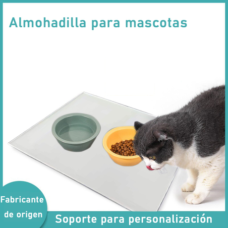 Pet Pehemat Dog y CatMat Silicone Cat Litter Mat de comidas Mat de gato Mat de gato Mat de mascota Mat de gato Mat