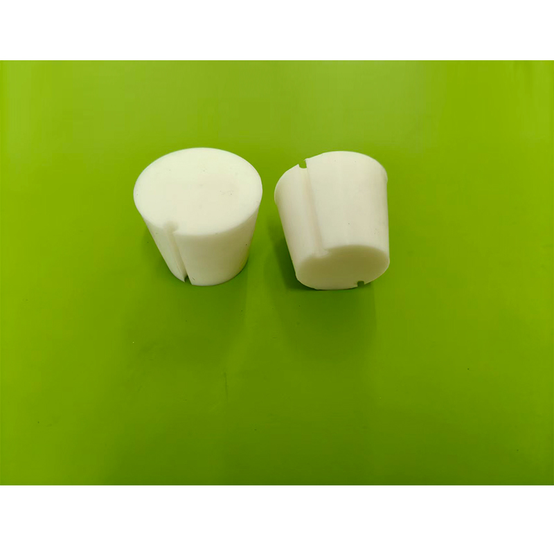 Tapón de botella de reactivo de silicona blanca