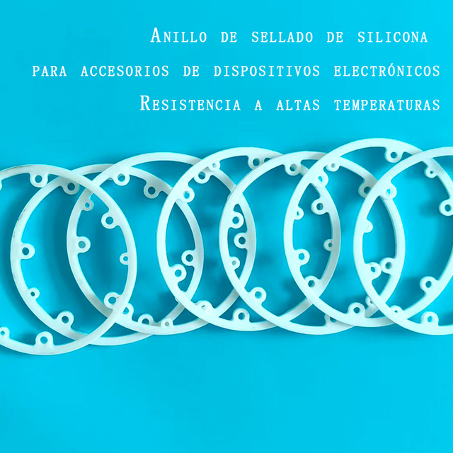 Accesorios de dispositivos electrónicos anillos de sellado de silicona resistentes a altas temperaturas ventas directas de fabricantes