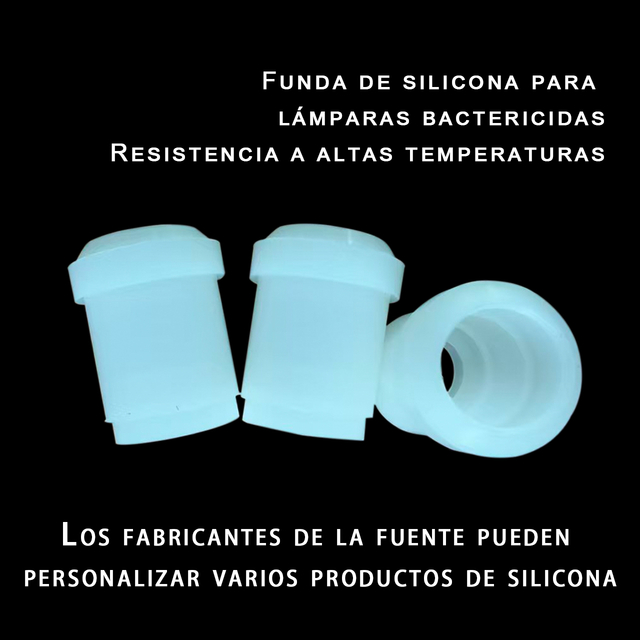 Manga de silicona resistente a altas temperaturas para lámparas bactericidas de accesorios solares