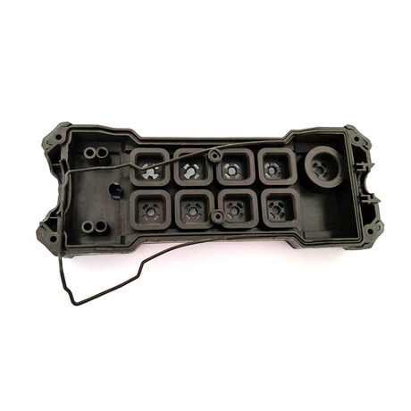 Anillo de sellado de la tecla de silicona del control remoto