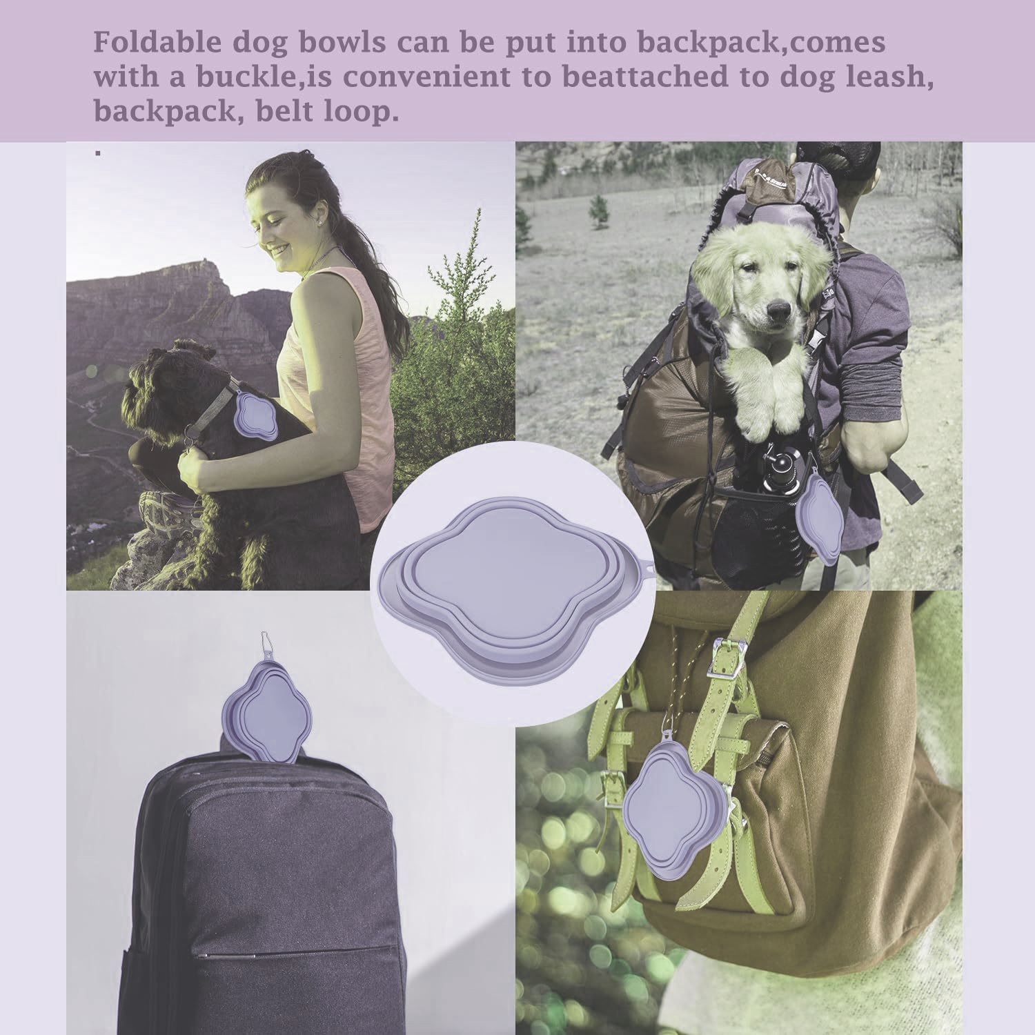 Taz&oacute;n de mascotas plegable