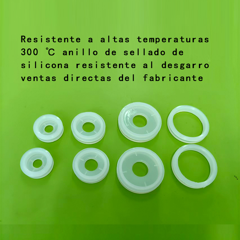Resistente a altas temperaturas 300 ℃ anillo de sellado de silicona resistente al desgarro ventas directas del fabricante