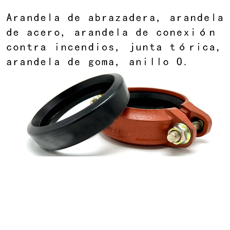 Producción de anillos de sellado de Goma de abrazadera de tubería de conexión de zanja de tubería de protección contra incendios anillo de caucho epdm epdm ternário de epdm