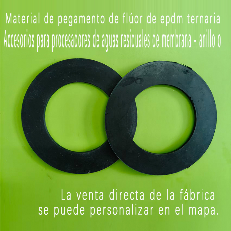 Arandelas en forma de o para accesorios de procesadores de aguas residuales de membrana