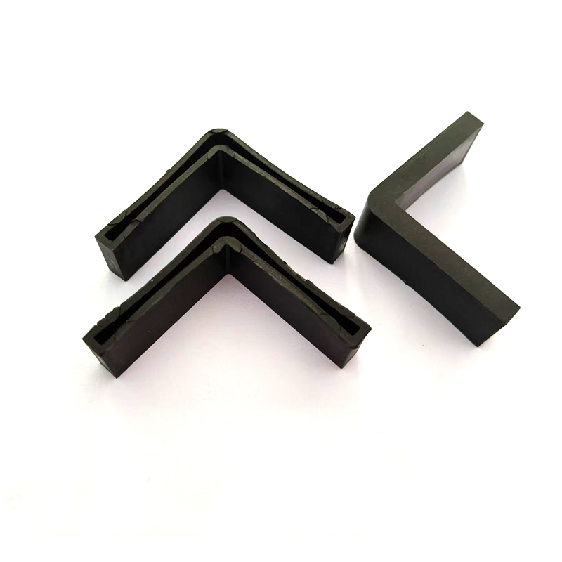 Almohadilla de acero de ángulo en forma de l, almohadilla de hierro, soporte de Goma antideslizante, cubierta de goma, cubierta de hierro, cubierta de hierro