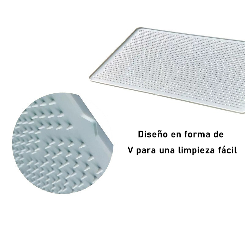 La alfombra de control de arena de silicona de gato mascota permite a las mascotas almacenar buenos hábitos de inodoro. El nuevo estilo del fabricante es resistente al desgaste.
