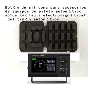 Botón de silicona para accesorios de equipos de piloto automático (válvula electromagnética) del timón automático