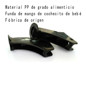La funda de mango del cochecito de bebé de grado alimenticio PP es segura, no tóxica, duradera y fácil de limpiar.